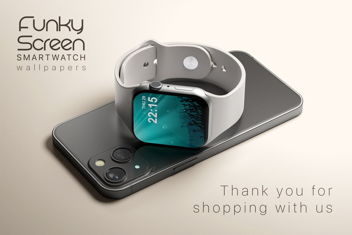 Underwater Apple Watch Wallpaper Teal Water Apple Watch Face Etsy