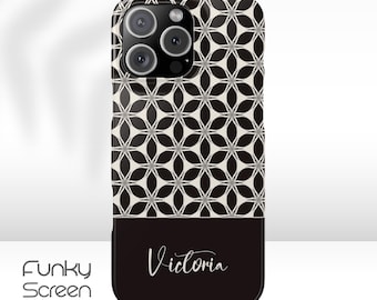 Custom name phone case, Personalized case for iphone 16, 15, 14, 13 Pro Max, 12, 11 Plus Mini, Snap Tough Magsafe Custom case gift for her