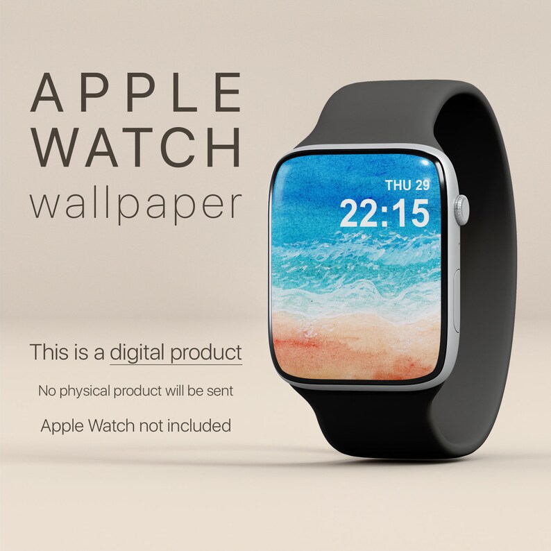 Apple Watch Wallpaper Beach Painting Apple Watch Face Abstract