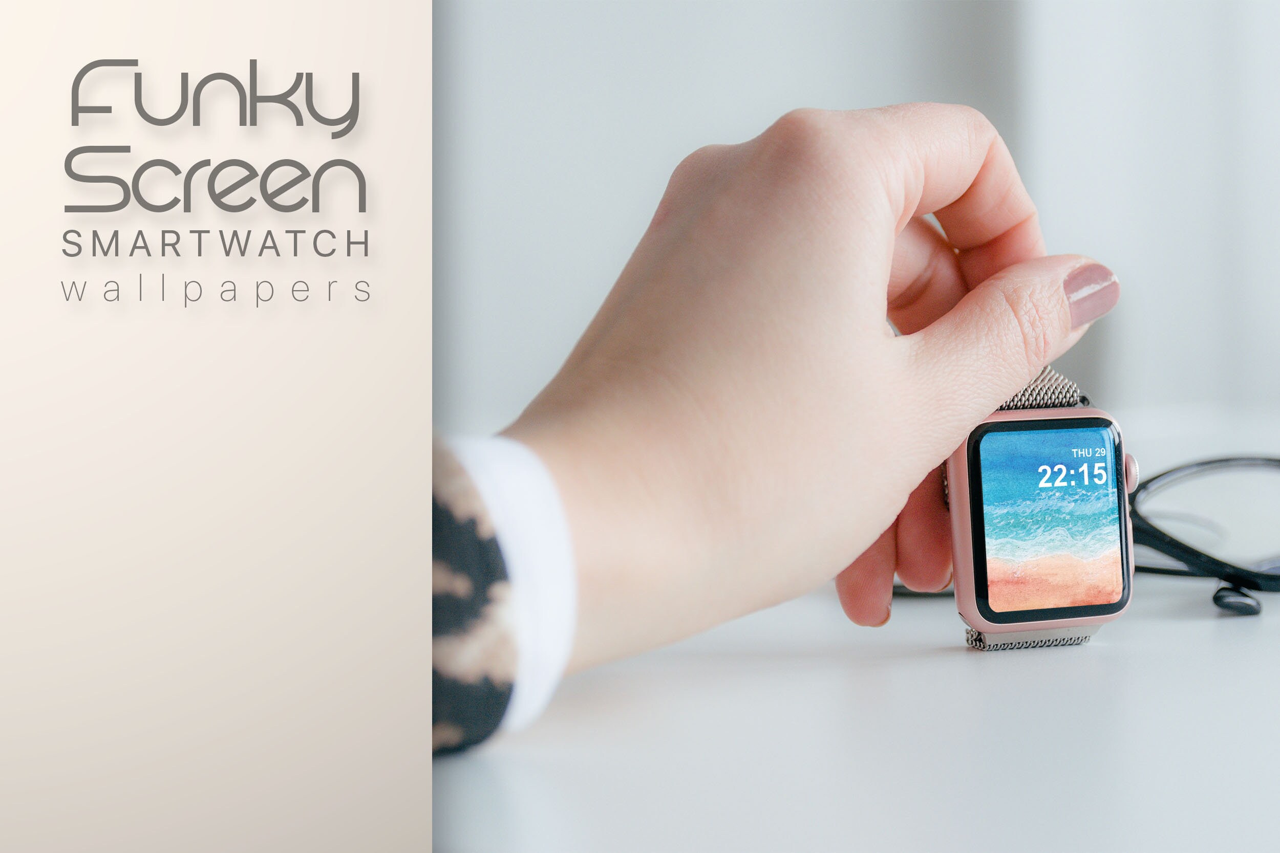 Apple Watch Wallpaper Beach Painting Apple Watch Face Abstract