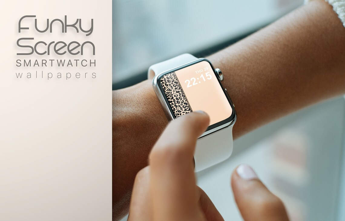 Leopard Print Apple Watch Wallpaper Animal Print Apple Watch Etsy