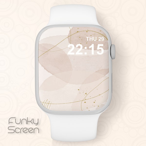 Neutral Apple Watch Wallpaper Apple Watch Face neutral abstract Smartwatch Wallpaper beige abstract neutral tones iwatch background download