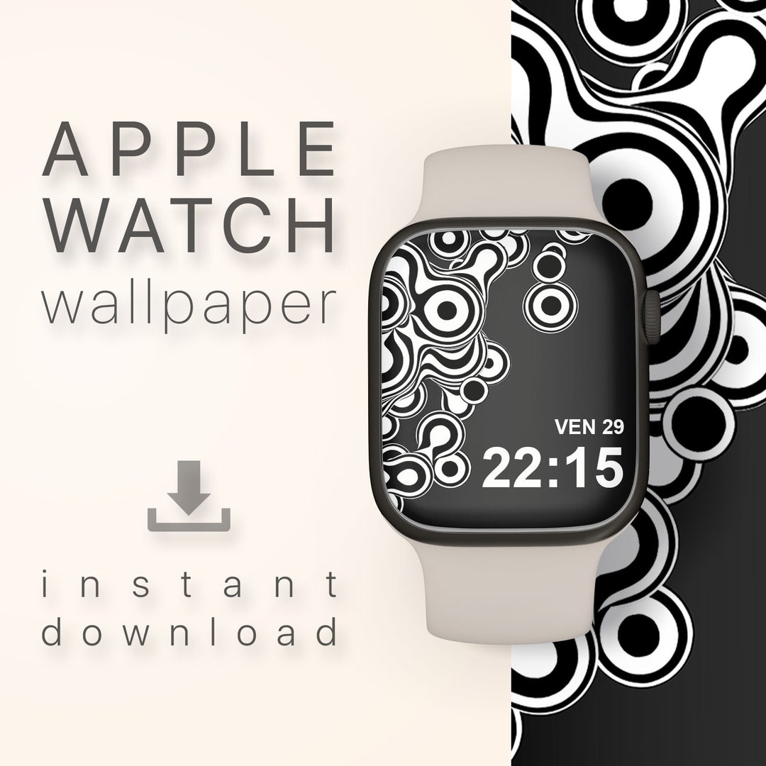 Abstract Watch Wallpaper 3d Apple Watch Face Smartwatch Face Etsy