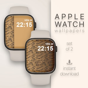 Smart watch wallpaper tiger print Apple Watch Wallpaper Animal Print Apple Watch Face Animal skin Watch Background Fitbit Wallpaper download