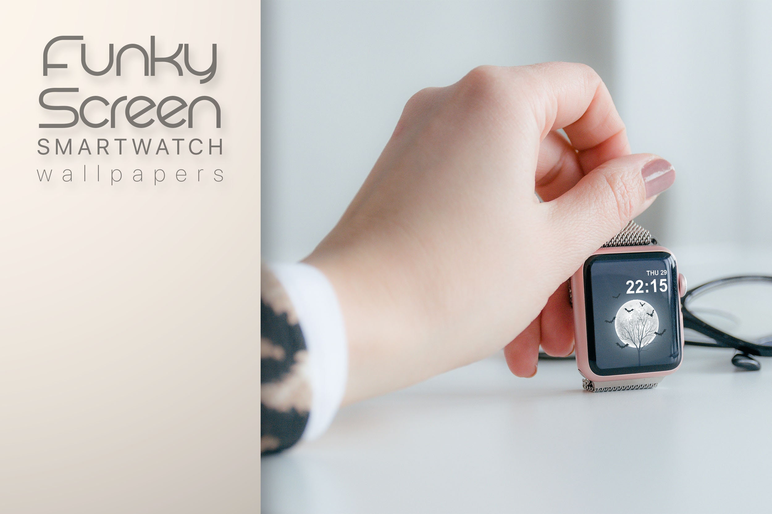 Apple Watch Wallpaper Halloween Apple Watch Face Full Moon Smartwatch Wallpaper Halloween Black