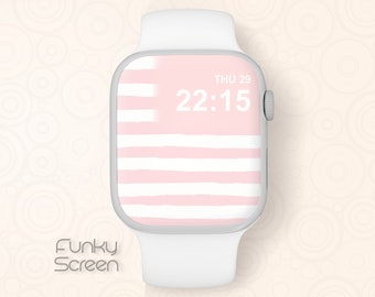 Fondo de pantalla rosa para Apple Watch iWatch Fondo de pantalla rosa para Apple Watch Fondo rosa para iWatch Fondo de pantalla rosa para reloj inteligente Descarga de archivo digital