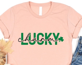 Lucky Charm Shirt, St Patricks Day Shirt, Four Leaf Clover Shirt, Shamrock T-shirt, Lucky Irish Shirt, St Patricks Day Gifts, Drinking Shirt