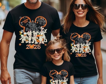 Custom Disney Halloween Mickey And Friends Shirt, Disney Halloween Family Matching Shirt, Disneyland Halloween Shirt, Disney Halloween Tee