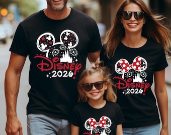 Custom Disney 2026 Shirt, 2026 Disney Tees, Disneyworld Shirts, Disney Trip Shirts, Disney Family Matching Shirt, Disney Vacation T-Shirt
