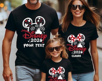 Disney 2026 Family Trip Shirt, Disney Family Matching Shirts, Custom Disney Family Shirts, Disneyland Shirt, Matching Family Tee