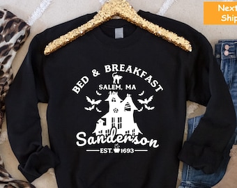 Sanderson Bed and Breakfast Shirt, Sanderson Museum Shirt, Witches Tee, Sanderson Shirt, Halloween Party, Sanderson Sister, Halloween Rustic