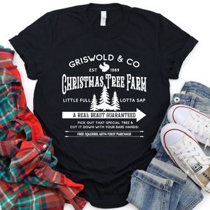 Griswold & Co Christmas Tree Shirt, Christmas Family Pajamas, Womens Holiday Tshirt, Christmas Gifts, Griswold Family Shirt, Funny Xmas Gift