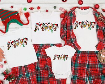 Mickey And Friends Christmas Shirt, Disney Family Christmas Shirt, Mickey Very Merry Xmas, Disneyland Xmas Tee, Merry Christmas T-shirt