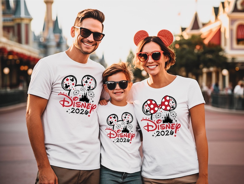 Disney 2026 Family Trip Shirt, Disney Family Matching Shirts, Custom Disney Family Shirts, Disneyland Shirt, Matching Family Tee image 2