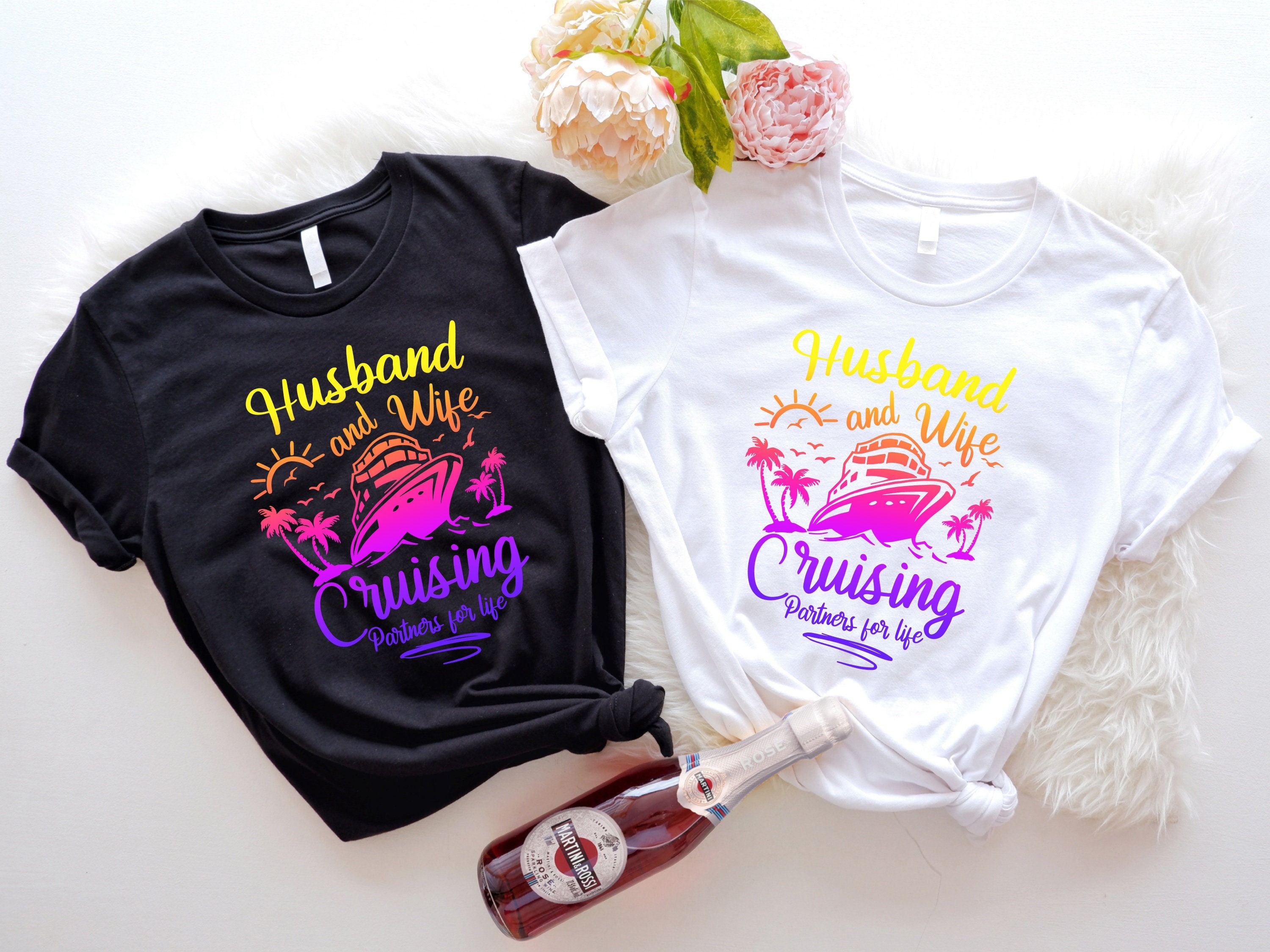Husband and Wife Cruising Shirt, Matching Couple Shirts, Husband Wife ...