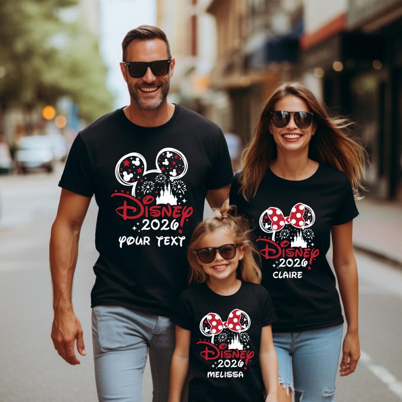 Disney 2026 Family Trip Shirt, Disney Family Matching Shirts, Custom Disney Family Shirts, Disneyland Shirt, Matching Family Tee image 1