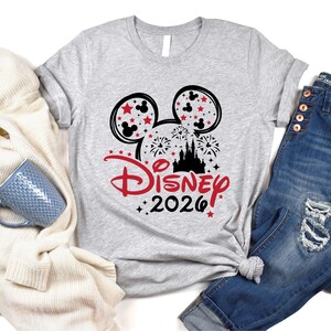 Disney 2026 Family Trip Shirt, Disney Family Matching Shirts, Custom Disney Family Shirts, Disneyland Shirt, Matching Family Tee image 6