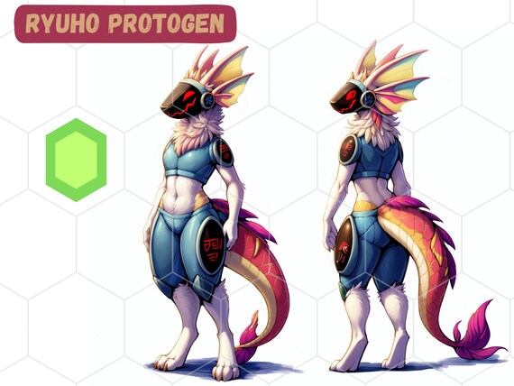 Protogen Fursona Adopt Limited Edition: Adoptable Collectable - Only 2 Will  Ever Be Sold, Limited Edition Protogen Furry Adoptable