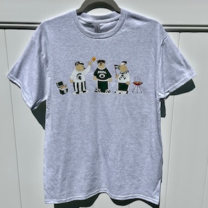 Michigan State Spartans Football T-Shirt  Vintage Tailgating Bears