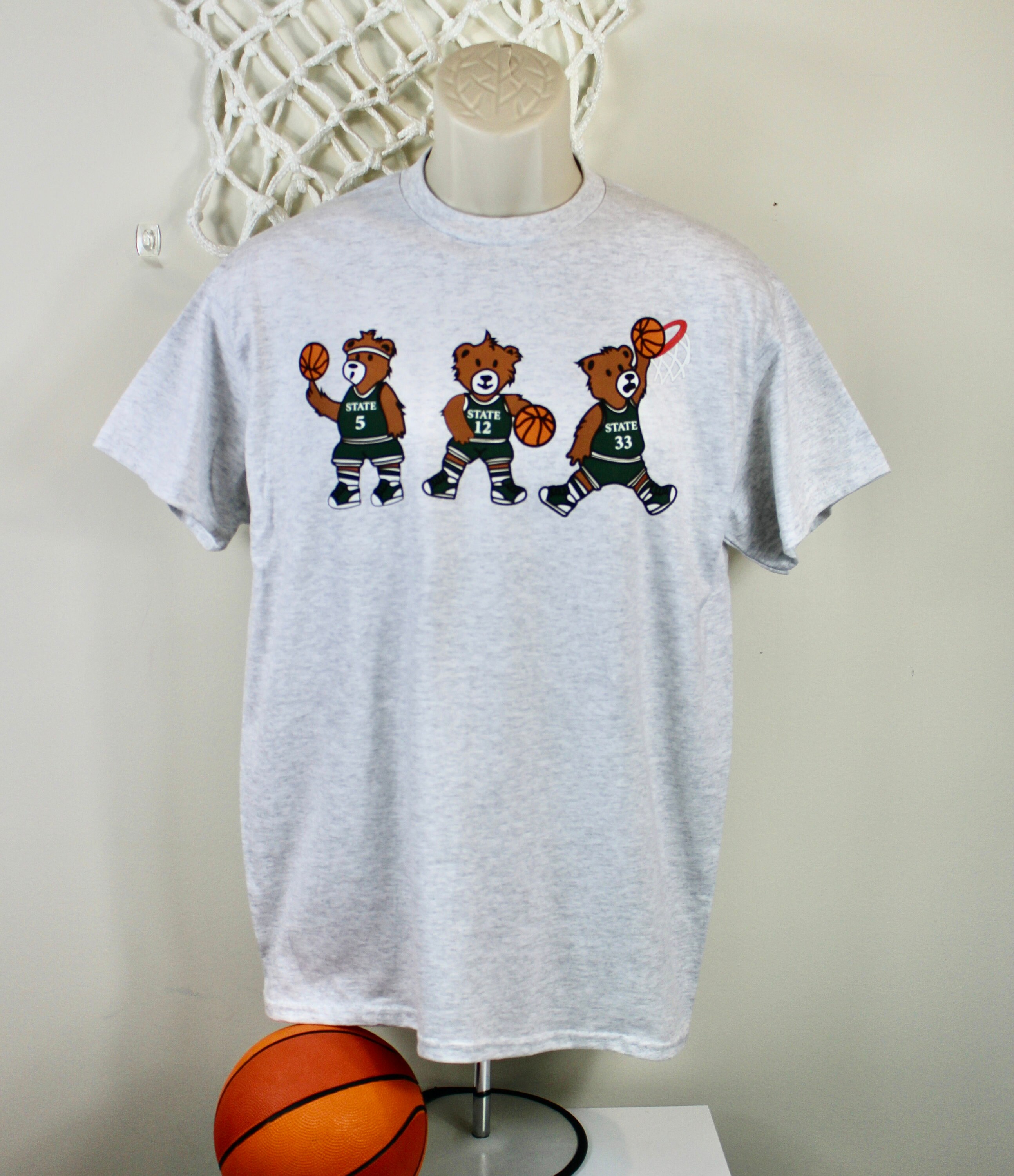Michigan State Spartans Basketball Vintage Bears Etsy