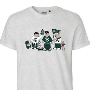 Michigan State Spartans Football T-Shirt  Vintage Tailgating Bears