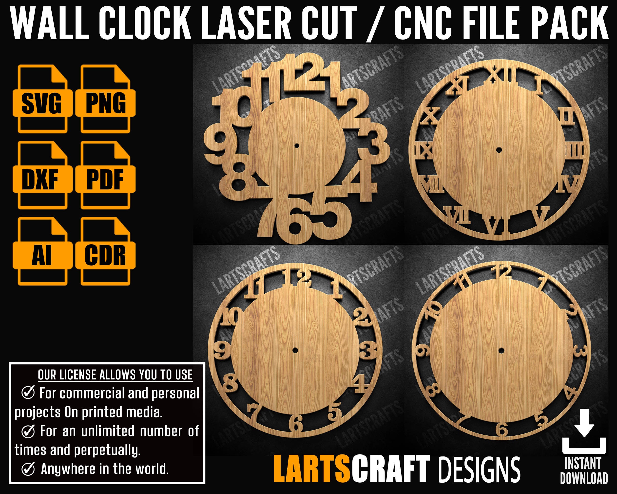 Reloj de corte láser España - Main Image