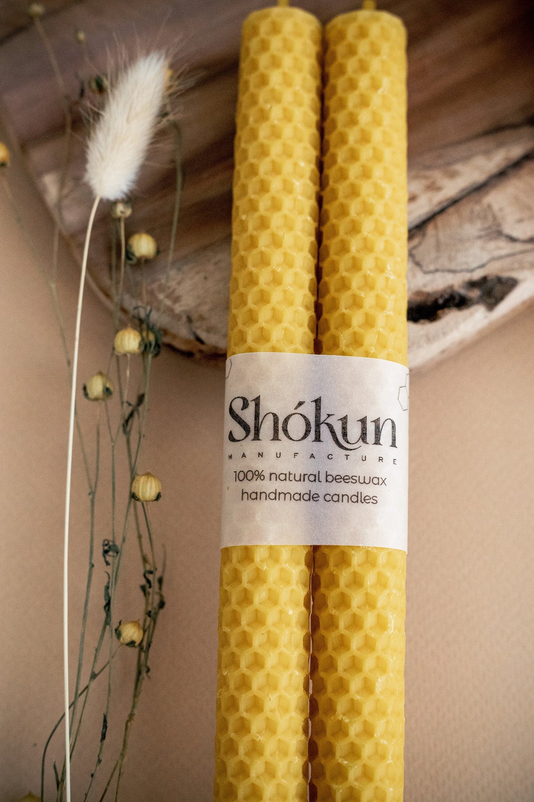Hand Rolled Beeswax Candles | Vermont HoneyLights | Bristol, VT
