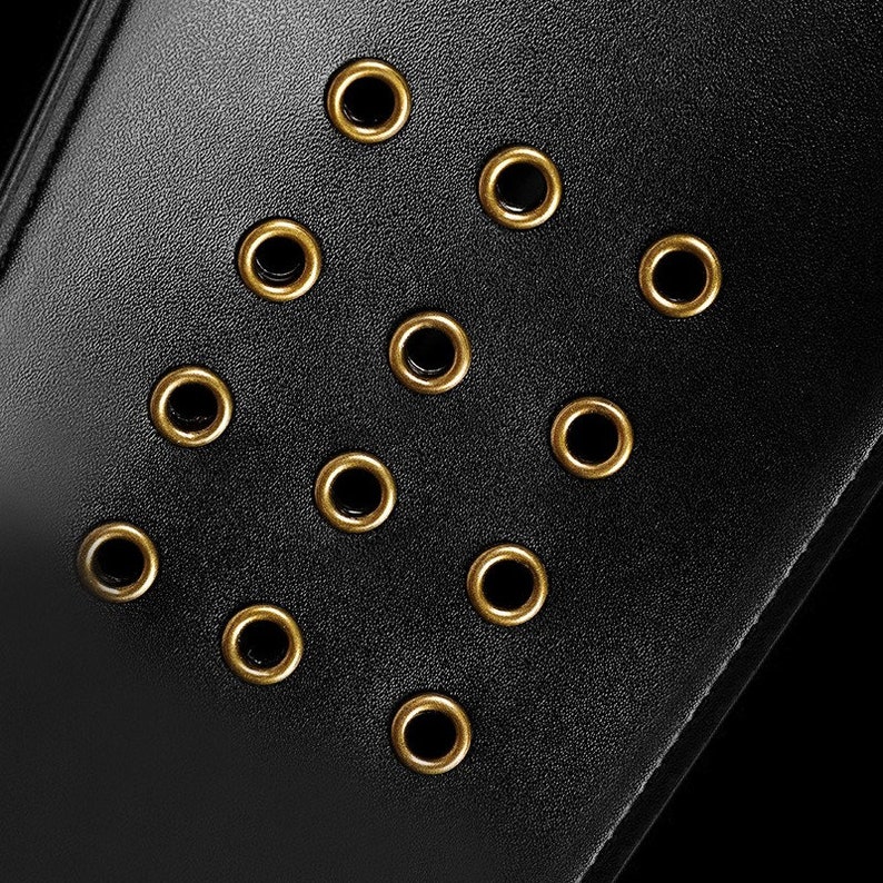 Black Rivets Plague Doctor Mask Halloween Costume Cosplay Mask Etsy