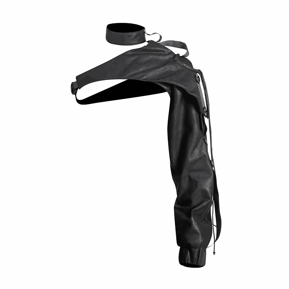 Black Steampunk Armor Sleeves Arm Ring Men Women Vintage Etsy