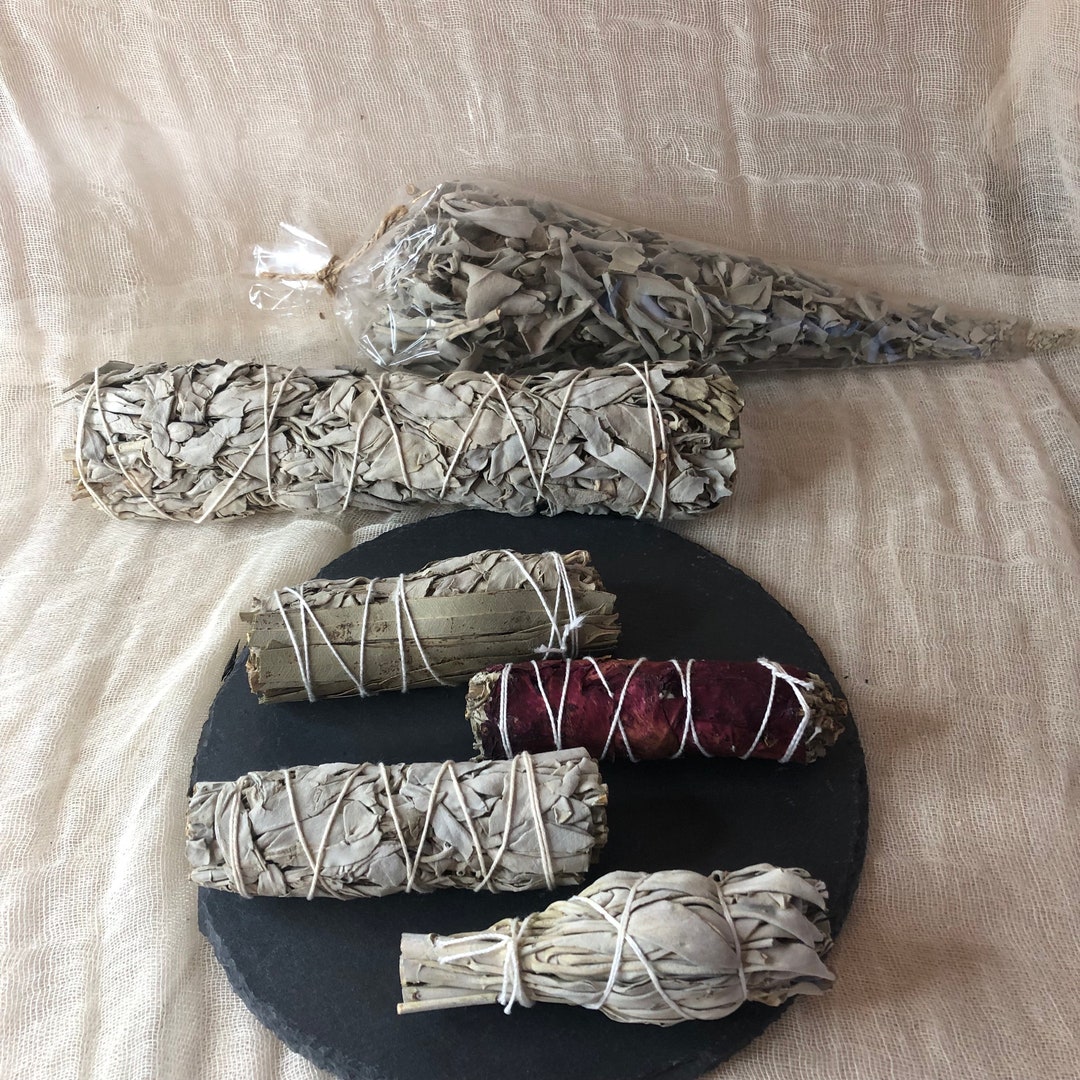 Ritual Energy Cleansing Smudge Kit White Sage Smudge Kit Etsy UK