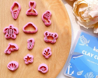 Keoker Polymer Clay Cutters, Easter Polymer Clay Cutters for Earrings  Making, 11 Shapes Easter Day Clay Cutters 