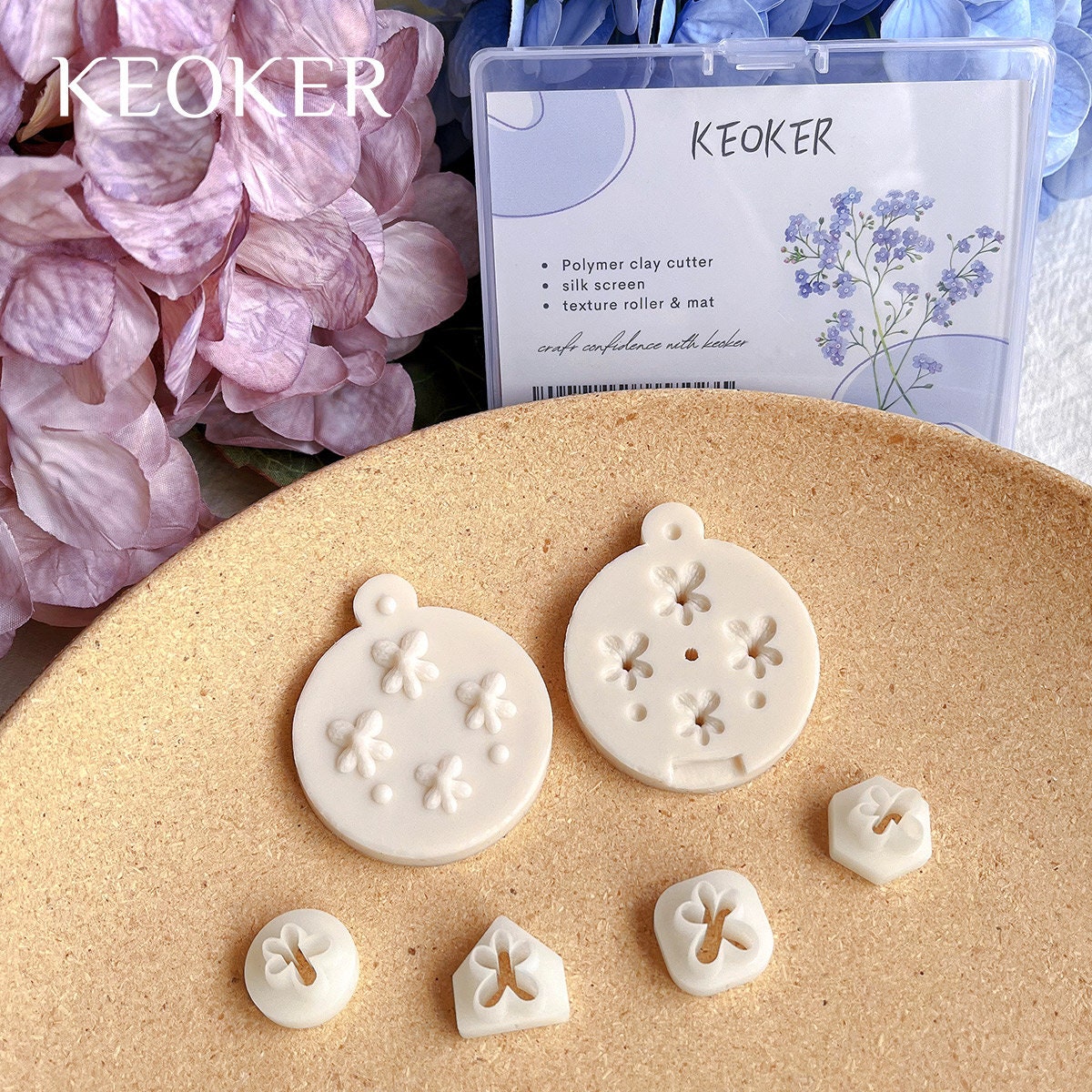 KEOKER Polymer Clay Cutters, School Clay Cutters, Polymer Clay