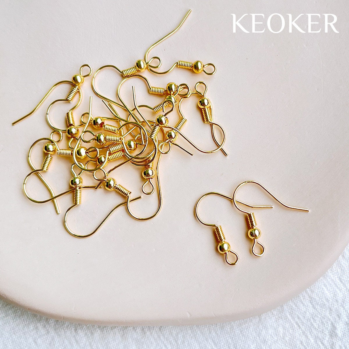 Keoker Mini Polymer Clay Cutters - 15 Shapes Mini Flower Polymer Clay  Cutters for Earrings Making, Leaf Clay Earring Cutter Set, Clay Cutters for