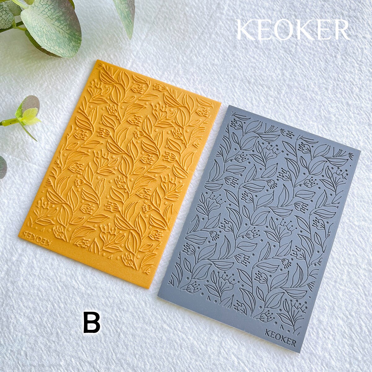 Keoker Boho Silk Screen Stencils for Polymer Clay, 3PCS Aztec Silk