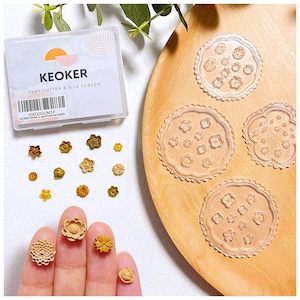 Mini Flower Polymer Clay Molds, Rose Polymer Clay Molds, Daisy Miniature Clay Molds, Polymer Clay Molds for Polymer Clay Earrings Decoration