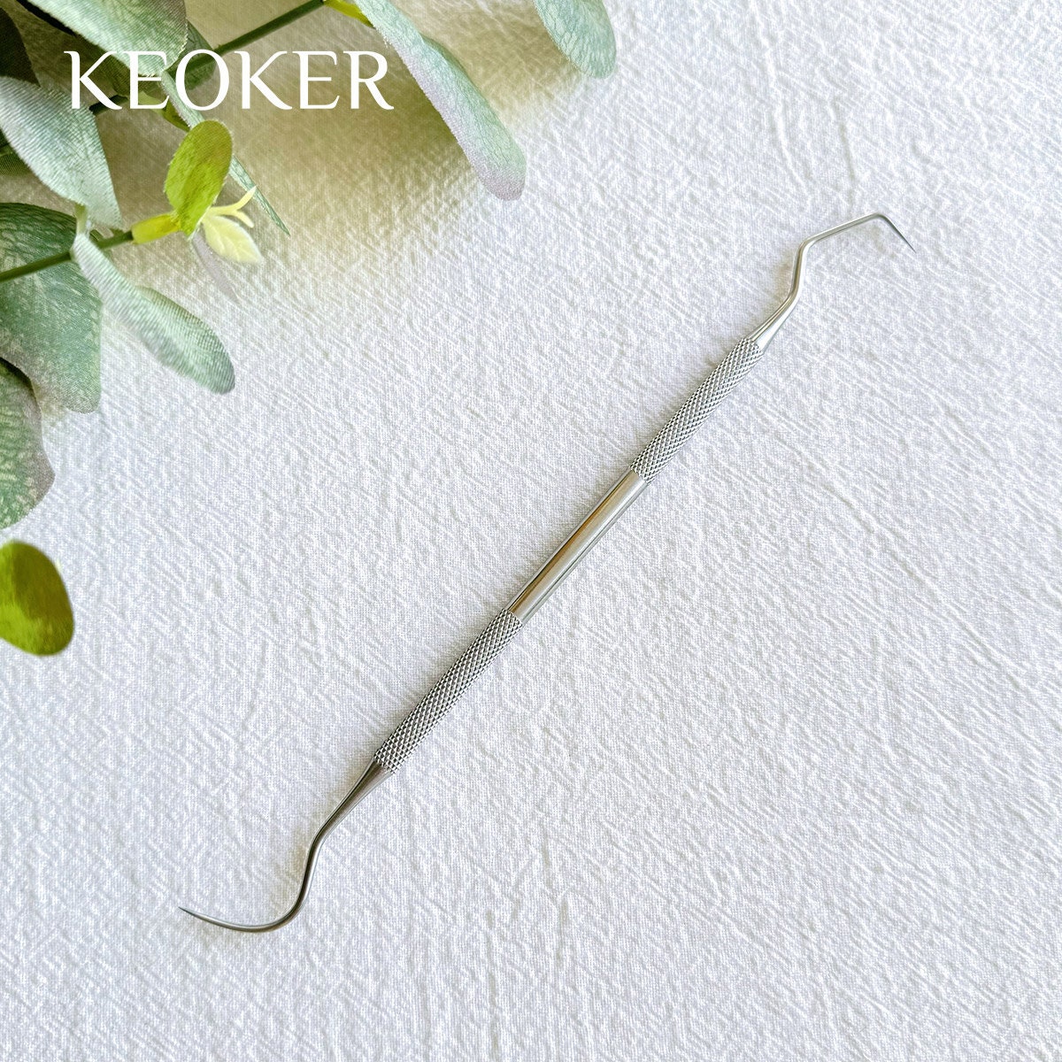 KEOKER Double Sided Polymer Clay Sculpting Tool, Stainless Steel Hook Pick Sculpting Tools, Polymer Clay Tools
