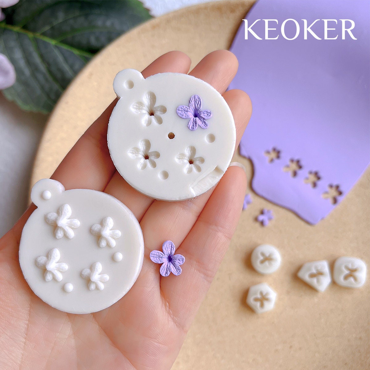  Keoker Fall Polymer Clay Cutters - Maple Leaf Clay Cutters for  Earrings Making, 9 Shapes Autumn Clay Earrings Cutters, Clay Cutters for  Polymer Clay Jewelry (Studs Clay Cutters)
