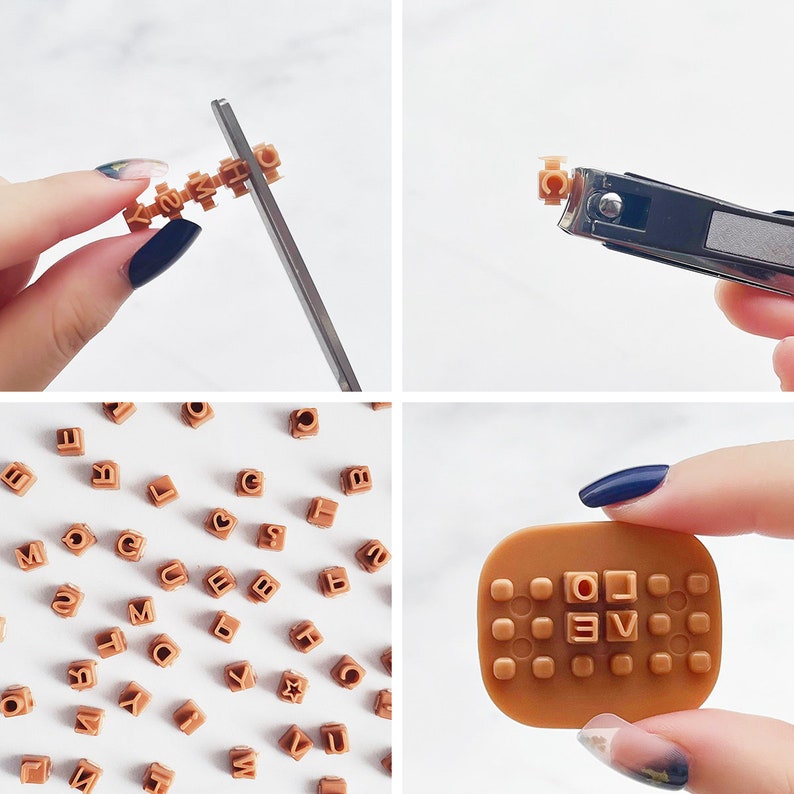 Letter Stamps for Clay Pottery Stamps for Clay With Double Etsy