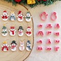 KEOKER Christmas Polymer Clay Cutters, Snowman Clay Cutters For Polymer Clay Jewelry, 14 Polymer Clay Christmas Cutters product logo