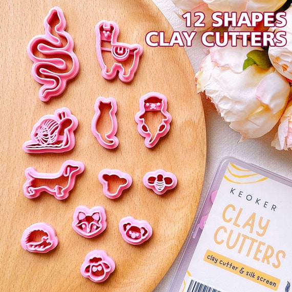 KEOKER Animal Polymer Clay Cutters(12 Shapes)