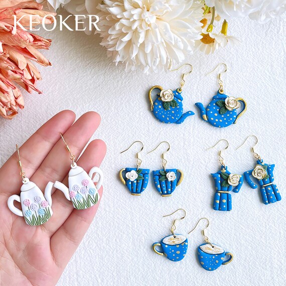 Keoker Sea Life Polymer Clay Molds & Cutters - 8 Ocean Creature Molds + 4 Glass Bottle Cutters For Jewelry - View #4