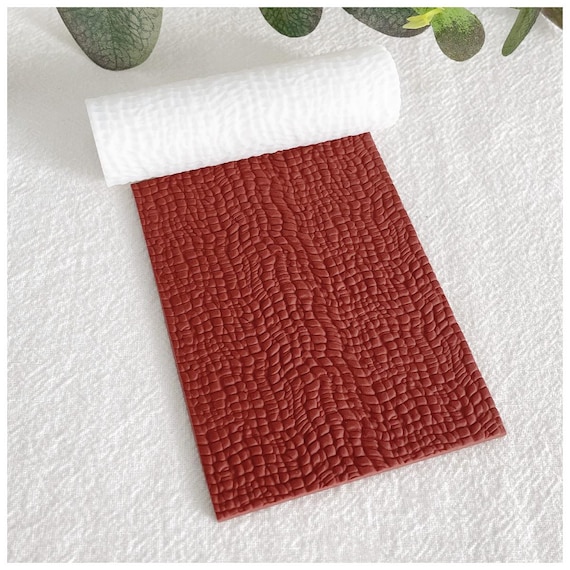 Rullo Per Texture In Pelle Per Argilla Polimerica - Effetto Grana Di Litchi - Foto 9
