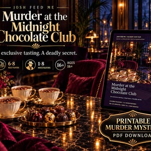 Mord på midnattschokladklubben: Utskrivbart mordmysteriespel