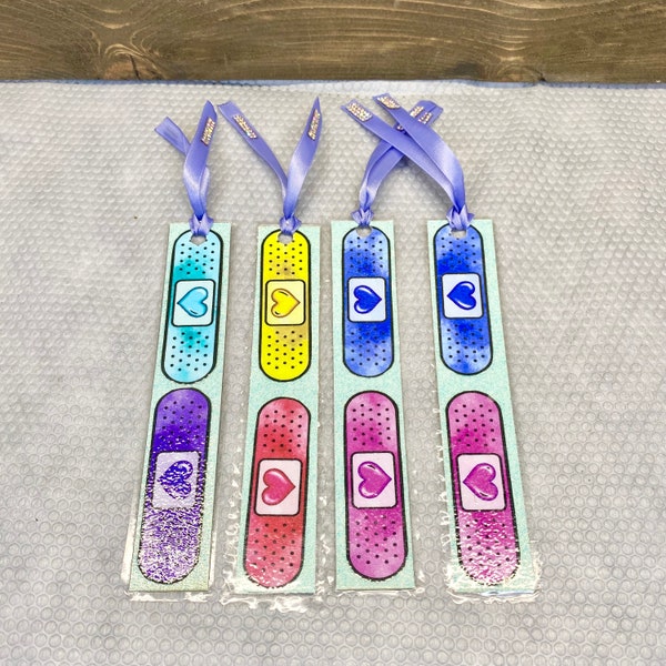 Bling Bookmarks for Teachers & Students - Cute Reading Accessories for Bookworms, Nursing students, English teacher