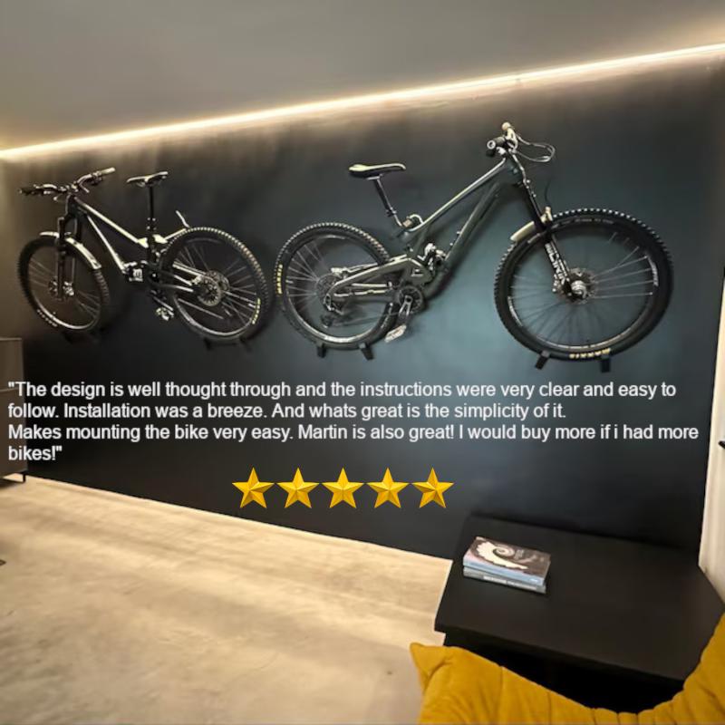 Porta Bici Da Parete In Legno – Supporto A Muro Elegante E Resistente Per MTB, E-Bike E Gravel – Realizzato A Mano In Spagna - 5