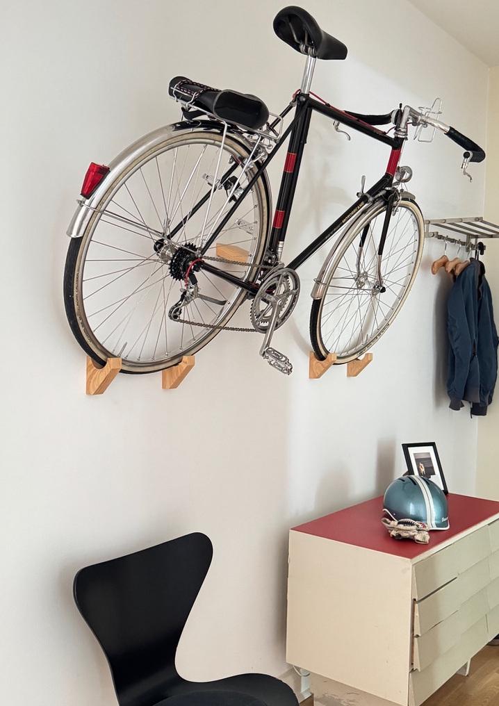 BORSA CON TELAIO triangolare per biciclette elegante soluzione di stoccaggio a sgancio rapido