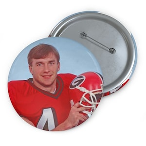 Kirby Smart Fußball, Kirby Smart Spieltag Button, Spieltag Button, UGA, Go Dawgs Button