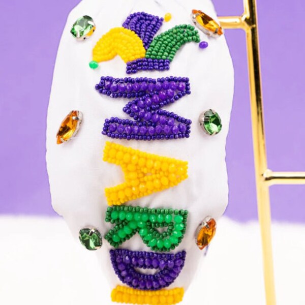 SongLily Elegant Mardi Gras Headband main image 0