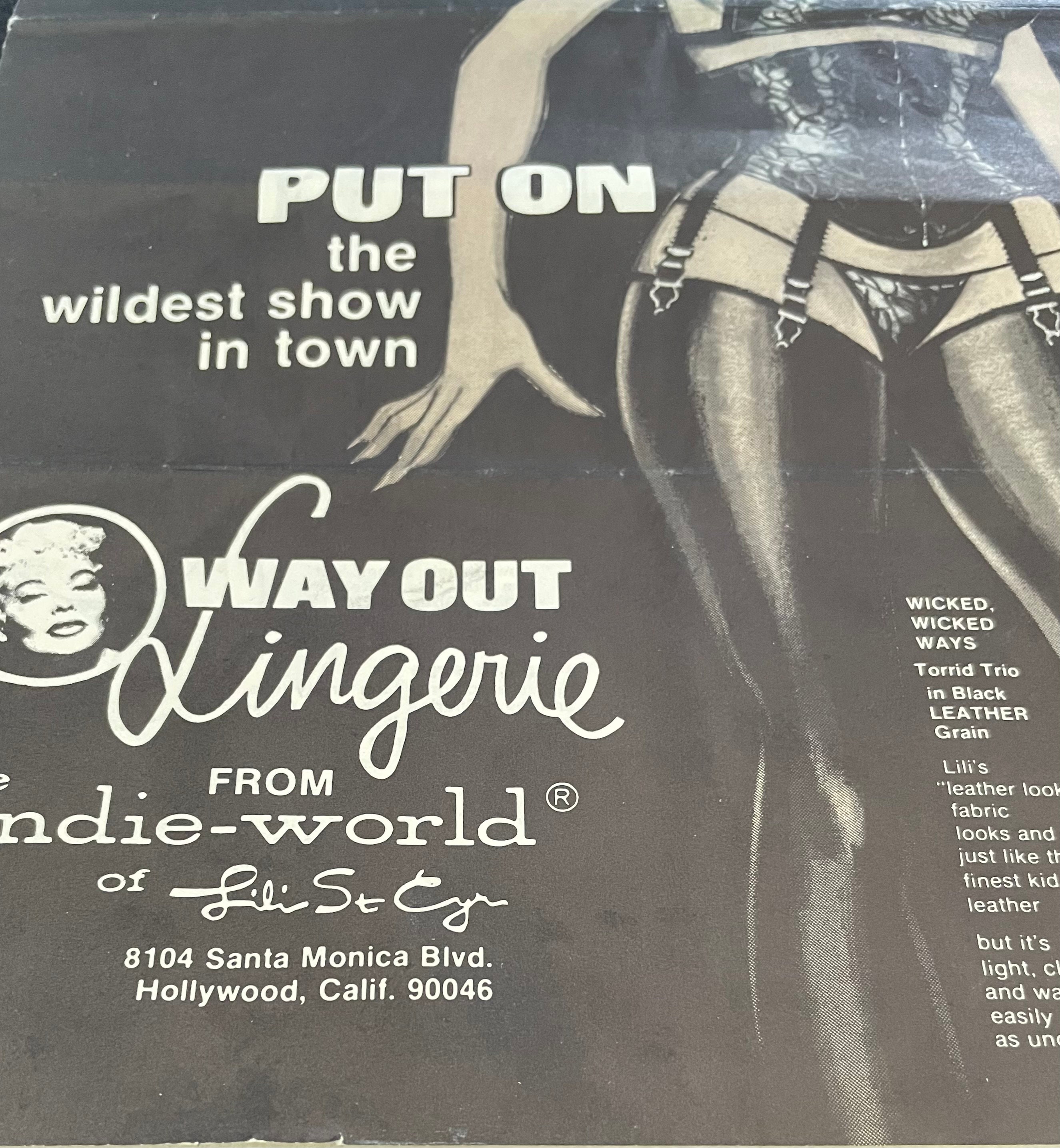 Vintage Lingerie Catalog by Way Out Lingerie