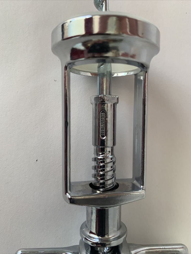 Vintage Corkscrew Self Pulling Wine Bottle Opener Made in Italy by